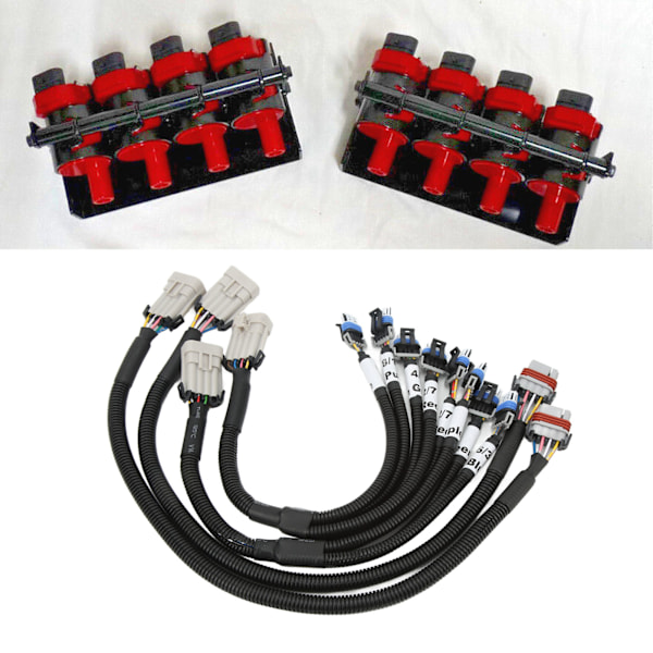 Tennpluggpakke-omflyttingssett ABS Høy ytelse Varmebestandig for SMALL BLOCK V8 LSX LS6 LS1