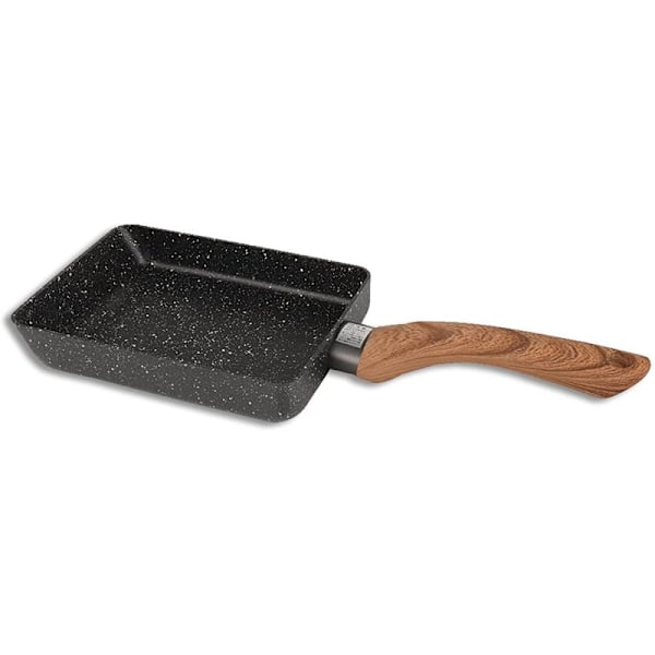 Rektangulär Stekpanna, Japanska Köksredskap med Jämn Uppvärmning, Nonstick-beläggning för Enkel Matlagning, Snabb Uppvärmning och Bra Värmeisolering för