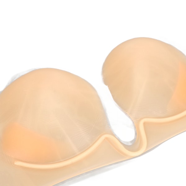 Selvklebende Silikon BH En Del Push Up Strapless Sømløs Push Up BH for Bryllupskjole A