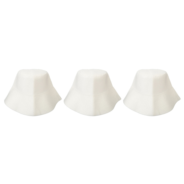 3-pack bastufilt hatt tjockare vattenabsorption säker bekväm bastuhatt för badtillbehör vit