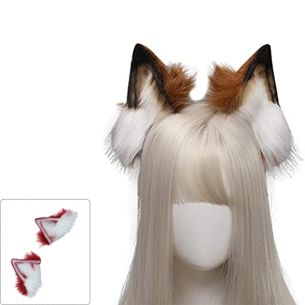 Cotton Doll Mini Fox Ear Decoration Käsintehdyt Wolf Fox Ears Anima