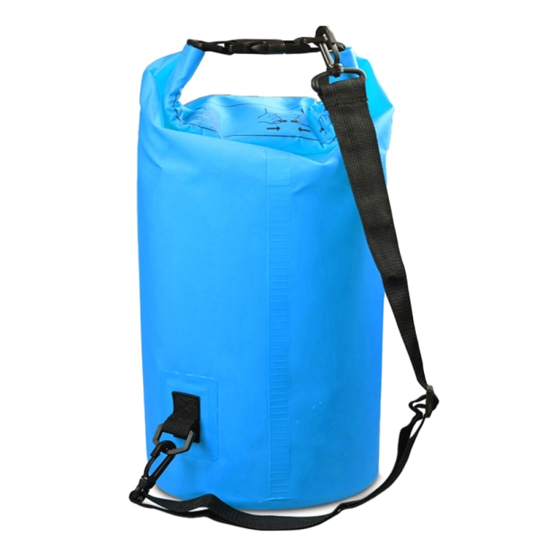 PVC vattentät väska bucket bag vattentät väska beach rafting Blue 10L