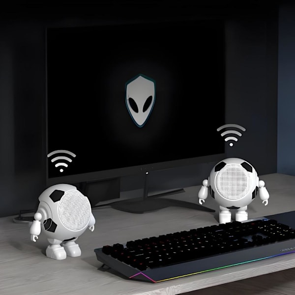 Sød Robot Højttaler | | Trådløs Forbindelse | BT 5.0 | Forlænget Spilletid