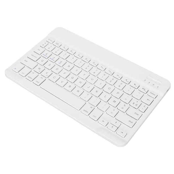 Trådløst multi-enhedstastatur, slankt og let ultratyndt tastatur til iPad iPhone Android Tablet Windows PC Mac, Bluetooth-forbindelse med