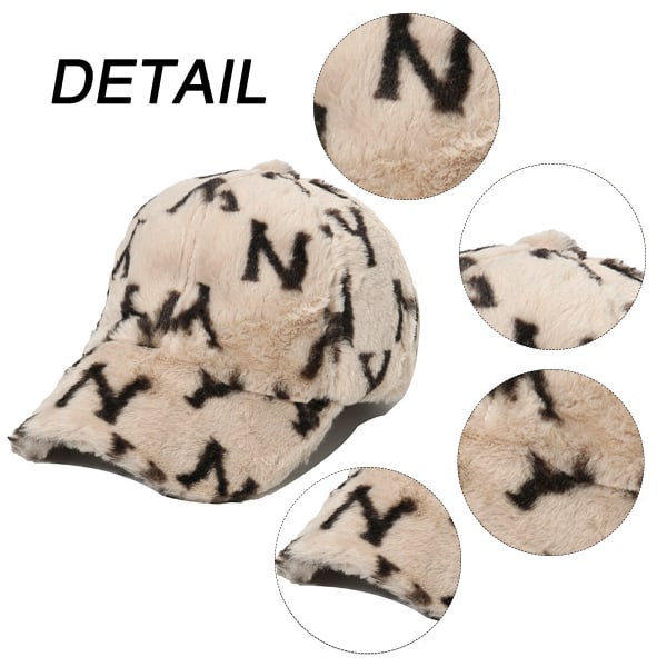 Trendy unisex solhatt for sommer og vinter, justerbar baseballcaps for kvinner