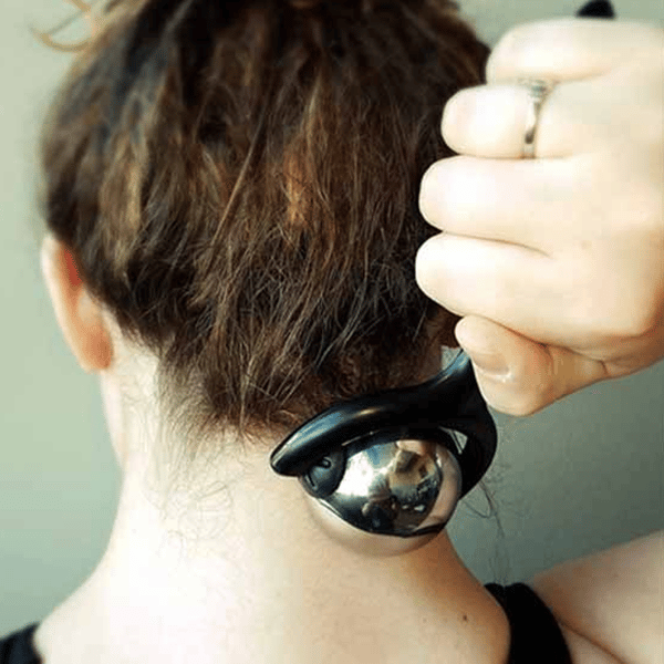 Koldterapi Roller, Rustfri Stål Massage Roller med Letglidende Lejer til Lindring af Ømme Muskler, Temperaturholder til Varm og Kold Terapi