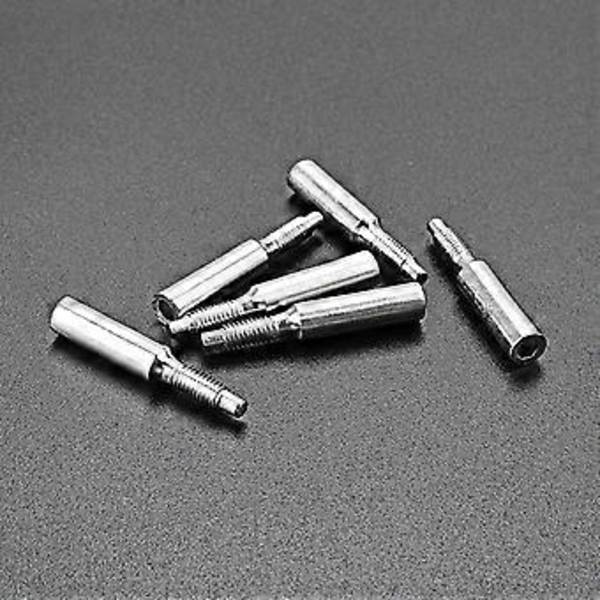 6 st Elektrisk Gitarr Tremolo Stall Sadel Stränglås Skruv Rostfritt Stål Gitarr Strängskruvar Gitarrtillbehör