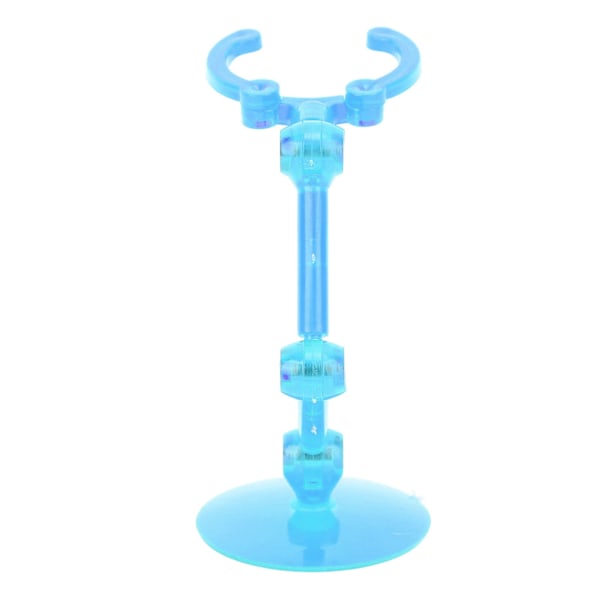 10 st Actionfigur Ställ Plast Actionfigur Displayhållare Mini Docka Modell Stödställ Enkel Montering Transparent Blå