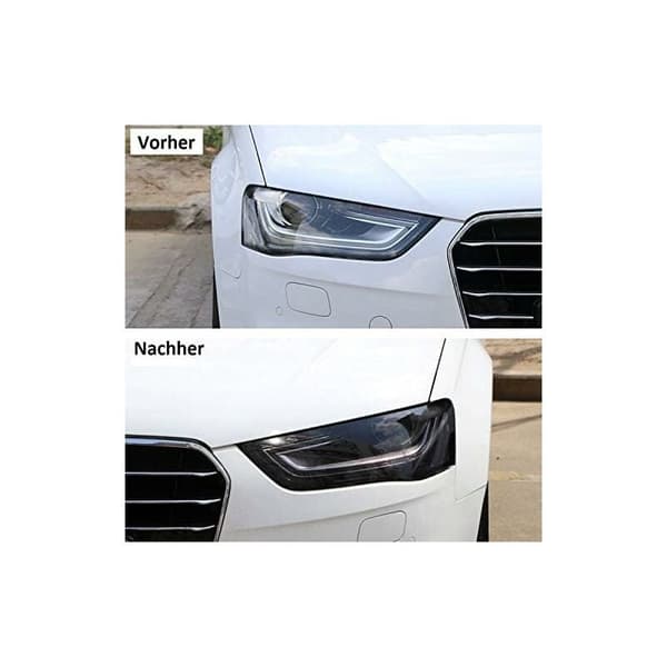 Auto Forlygte Film - Lys Sort - 30CM*200CM