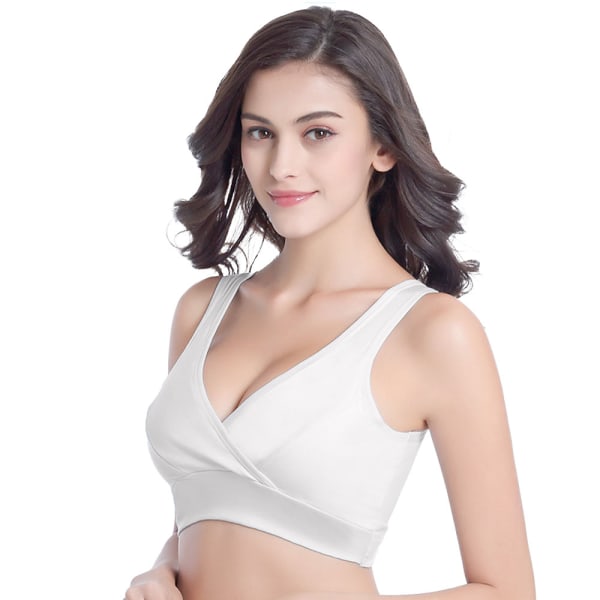 Maternity Underwear Vest-style No underwire cross lactation Bra