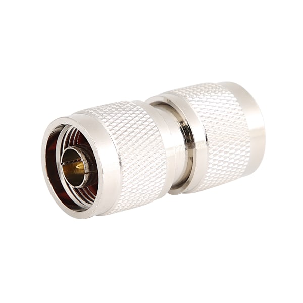 2 stk 50 ohm Messing N-hann til N-hann Adapter Rett Kontakt