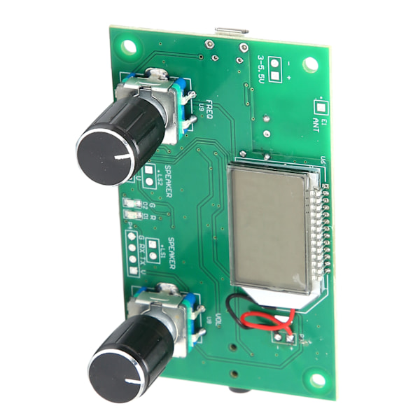 FM-mottakermodul 87‑108MHz Stereo Output Radio DIY Trådløs mottaker LCD-skjerm DSP PLL