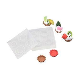 Resinform Mini Søde Silikoneforme Epoxy Støbning DIY Ornamenter Chokolade Dessert Budding Form Borddekorationer Håndværk