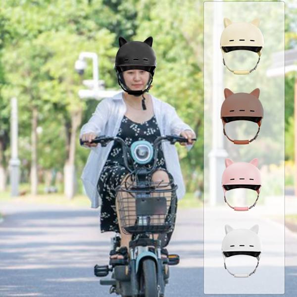 Elcykelhjälm 4 Säsonger Universal Andningsbar Ergonomisk Sommarcykel Säkerhetshjälm för Män Kvinnor Rosa