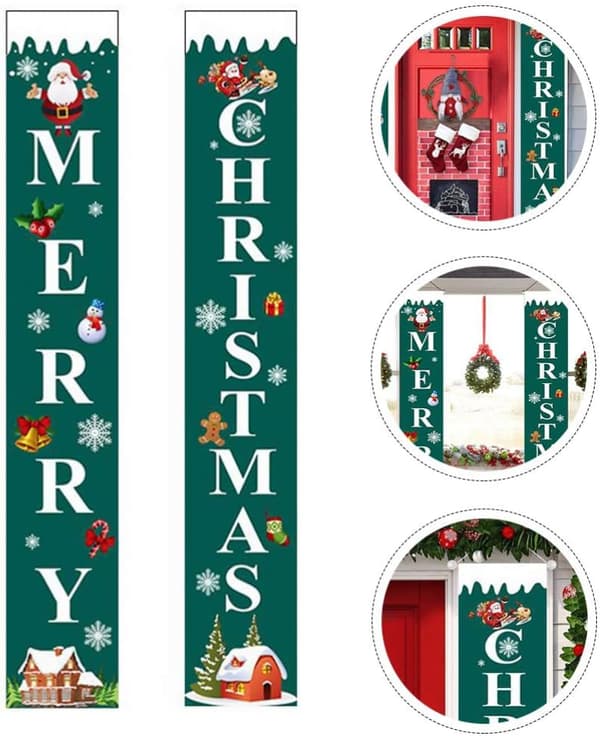 1 Par Merry Christmas Verse Dekor Egnet For Utstilling