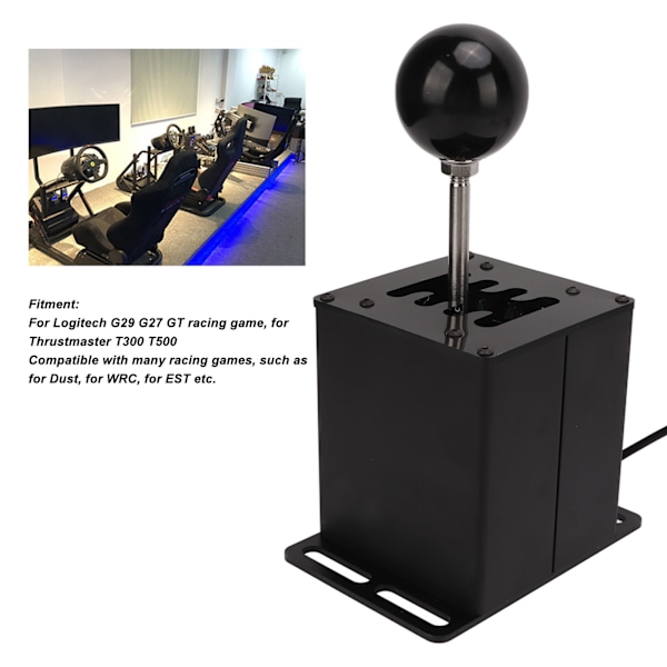 8-växlad PC USB-simuleringsväxel H-växel Micro Switch Sensor för Logitech G29 G27 GT Racing Games