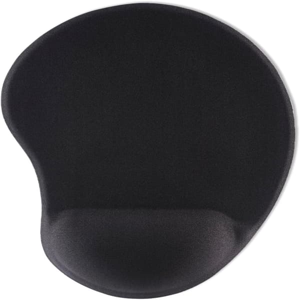 Ergonomisk musemåtte med håndledsstøtte, memory foam håndledspude til computer, bærbar gaming, skridsikker gummibase med åndbart lycra stof