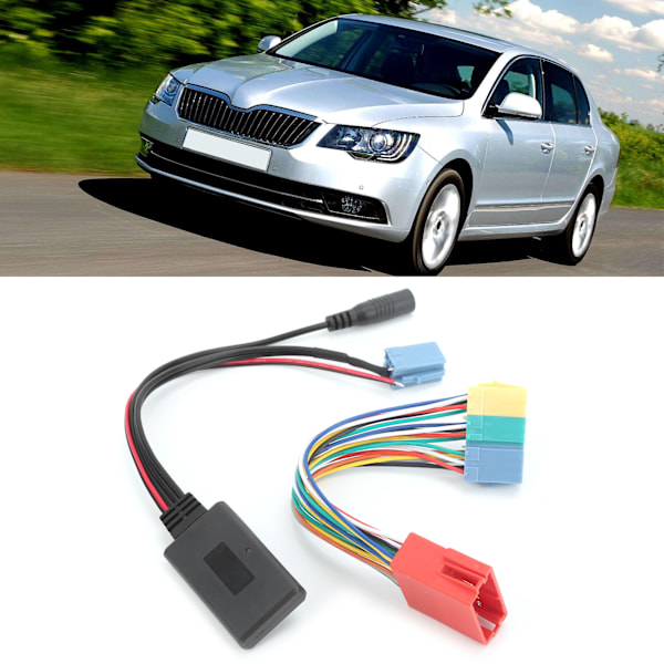 Mikrofonadapter, Aux-lydkabel, Stereo Handsfree Bluetooth 5.0, 8-pin, Plug and Play