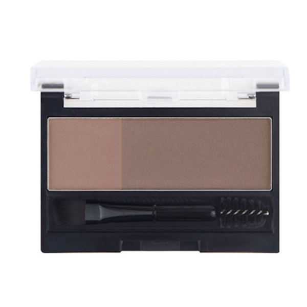 DNM 2 Farver Øjenbrynspudder Naturlig Vandfast Øjenbryn Makeup Pudderbørste 05#