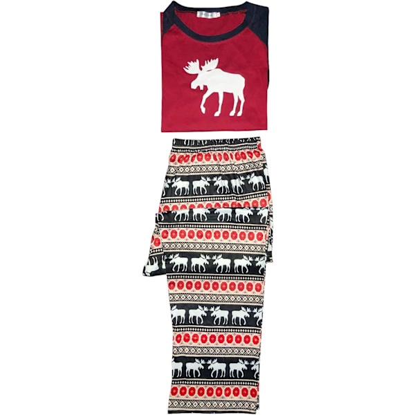 Jul Familj Matchande Sovkläder Pyjamas Set Par Pyjamas