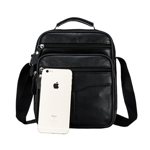 Herre Crossbody Tasker Læder Satchel Små Herre Håndtasker Cross S