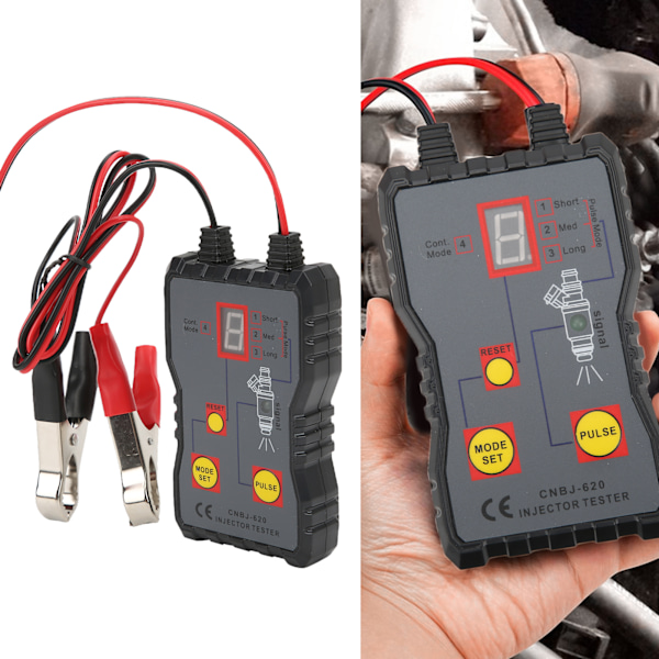 CNBJ‑620 Bilsensor for drivstoffinnsprøyter, Profesjonell, 4 pulsmoduser, Bærbar