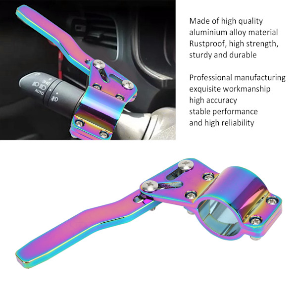 Blinkerspak Positionshöjare Kit Aluminiumlegering Rattspak Förlängare Universal Bilmodifiering Färgglad