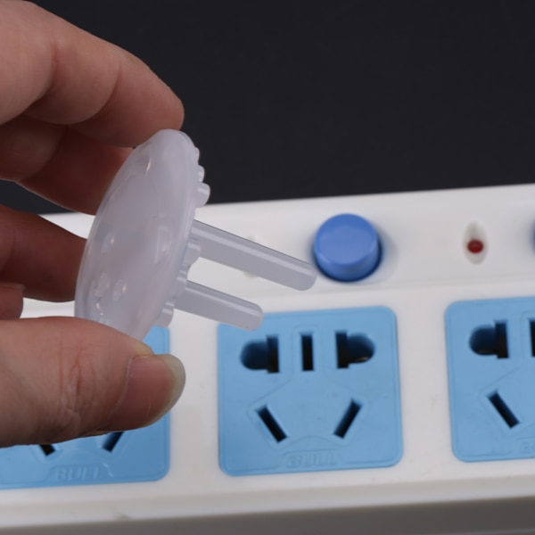 20 st/set Elektriskt uttag Kontaktskydd Stötsäker Babysäkerhetsskydd (EU-kontakt)