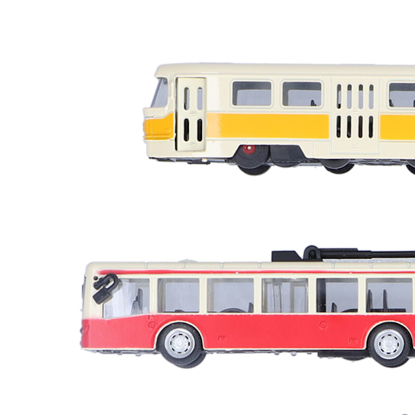 Højhastighedstog Bus Model Træk-Tilbage Køretøj Samling Model Legetøj til Børn (B Gruppe)