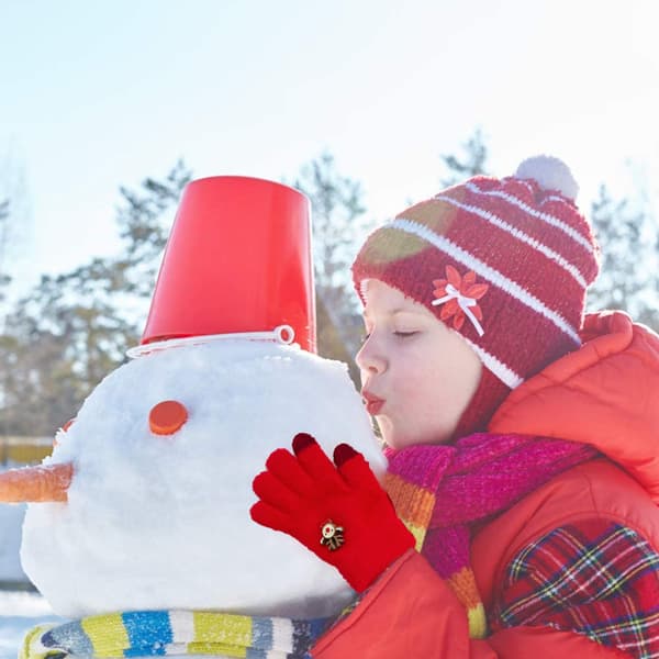 Julhandskar för barn 3-6 år, tecknade handskar, höst/vinter baby utomhus varma handskar mix style1