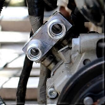 Til LSX LS3 Motor Swap Konvertering A/C Linje Kompressor Adapter Fitting, AC Kompressor Aluminium Adapt
