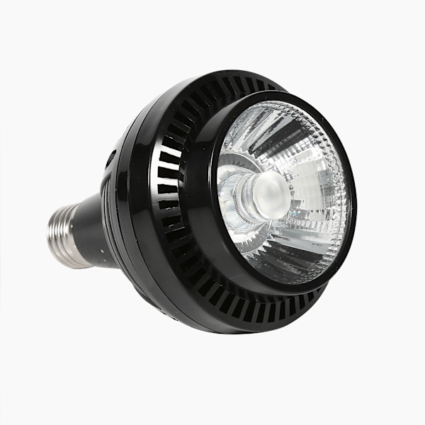 90W E27 LED Täyspektrinen COB-Valo Hydroponiseen Kasvien Kasvatukseen Musta Kuori & Täysin Sininen