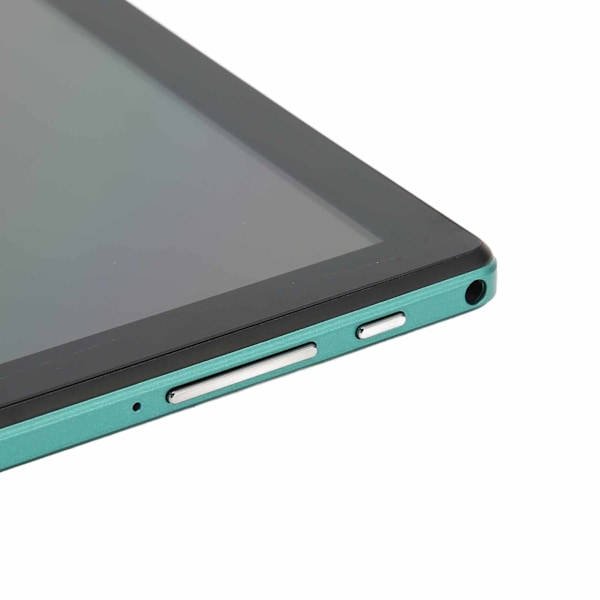 10,1 tums surfplatta för Android 10 6GB RAM 128GB ROM 5G WIFI 4G-nätverksstöd Snabbladdning FHD-surfplatta EU-kontakt 100‑240V EU-kontakt Grön