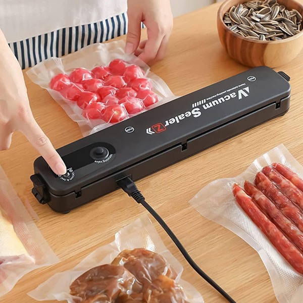 Automatisk Vakuumförpackare, Kompakt Matförseglare Med Två Lägen, Klar Att Använda