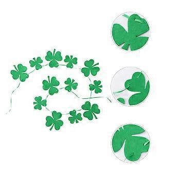 2 stk. St. Patricks Dag Bannere Dekorative Bannere Hængende Flag til Fest