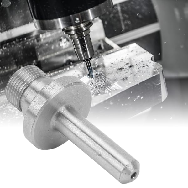 Chuck Forbindelsesstang Rustfrit Stål Høj Hårdhed Standard Præcis M14 Gevind Chuck Connector Mini Drejebænk Maskine Del 8mm/0.3in (til K01 50 K02 50