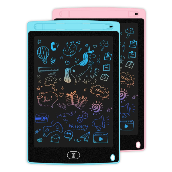 2 kpl 8,5-tuumainen LCD-tabletti-8,5-tuumainen vaaleanpunainen*1+8,5-tuumainen väri