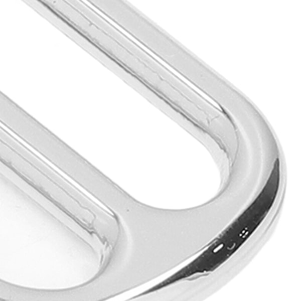 10 st Metallspännen Zinklegering Utsökt Hantverk Mycket Hållbart Färgfast Bred Användning Metallglidspänne Silver