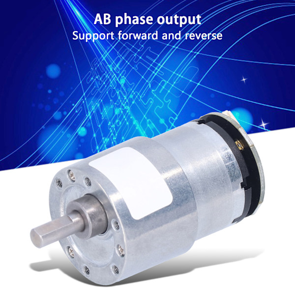 JGB37‑520 Nopeusvähennysvaihteinen sähkömoottori Mikro DC-vaihteinen moottori enkooderilla DC12V530RPM