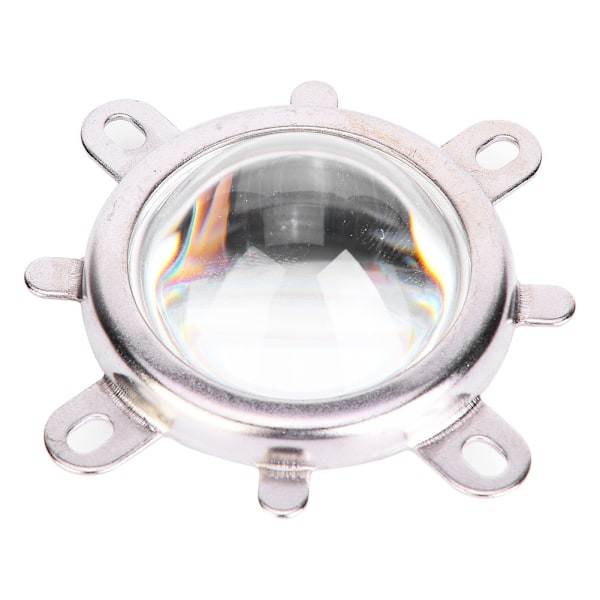 44mm Optisk Glaslinse 50mm Reflektorkollimator Kop Fast Beslag til 20-100W LED Lys (60° )