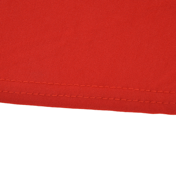 Stretch Spandex Borddekke God Elasticitet Vaskbar Gjenbrukbar Rød Strekkbar Dug med 4 Lommer for Bryllup Fest 4FT(122x76x76cm)