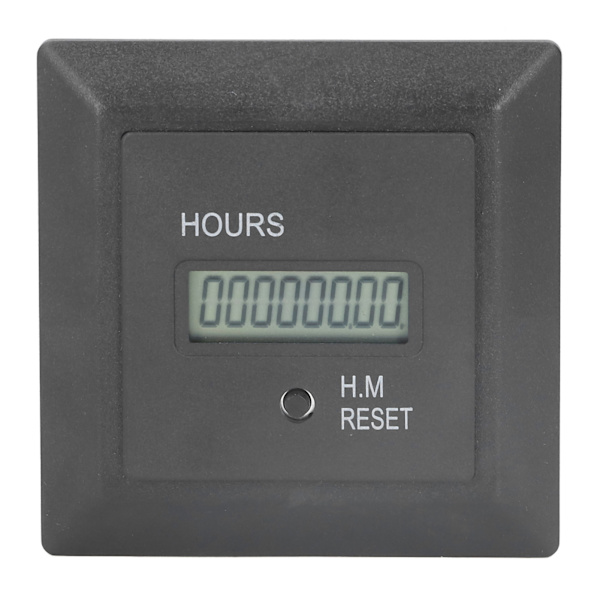 Tidsmåler Digital Display Timer Tidsmåler Måler 0‑999999H 59M til Industri 100‑240V AC
