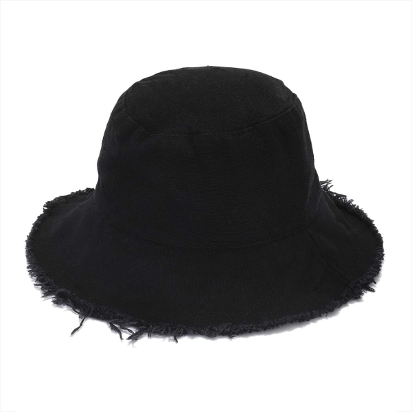 Solhatter for kvinner sommer casual bred brem bomull bøttehatt Bea