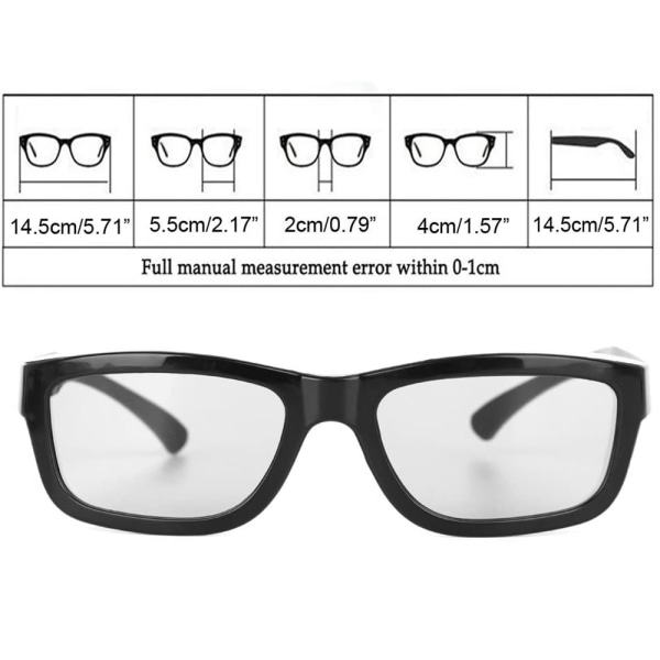 Biograf voksen 3D briller 3D stereoskopiske 3D polariserede briller til
