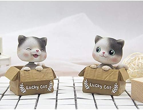 BobbleCat Katte Bobble Head Figur Bobble Figurer Leker Rocking Dan