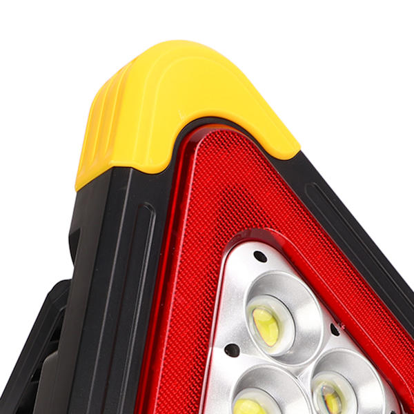 Trekant Advarselsskilt Trekantet Bil LED Arbejdslys Vejsikkerhed Nødsituation Nedbrud Alarm Lampe Bærbar Blinkende Lys På Hånd Med 5 Lystilstande