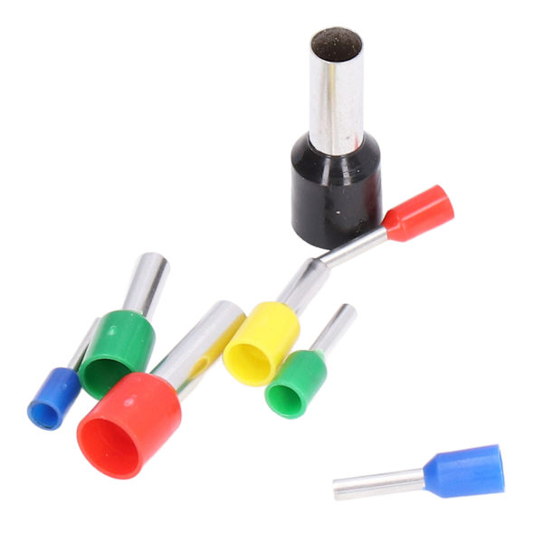 2000 stk/sett Ledningshylser Kit Kobber PVC Isolerte Hylser Krympekontakt Ledninger Terminal