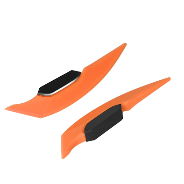 1 Par Motorcykel Side Winglet Aerodynamisk Vinge Spoiler Universal til Motorcykel Elektriske Cykler Orange