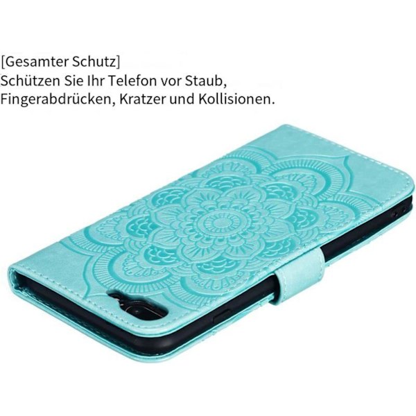 Fodral för iPhone 7/8/SE iPhone 2020, plånboksfodral med kortfack