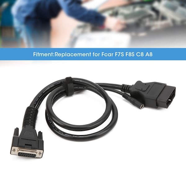 102cm Bil Dekodare Kabelanslutning Diagnostiskt Instrument Test Huvudkabel Ersättning för Fcar F7S F8S C8 A8